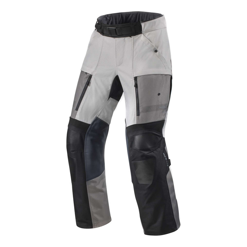 Pantalon textile Rev’It Sand 5 H2O silver/black – Long