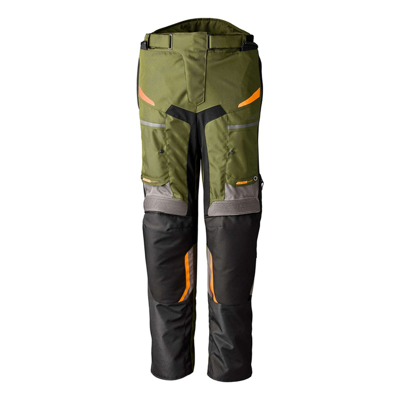 Pantalon textile RST Maverick Evo kaki/gris/orange- S