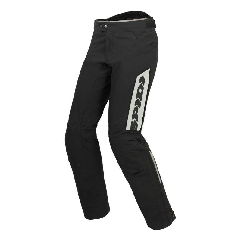 Pantalon textile Spidi THUNDER H2OUT noir/blanc cassé- S