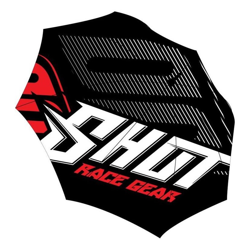 Parapluie Shot 2.0 noir/rouge