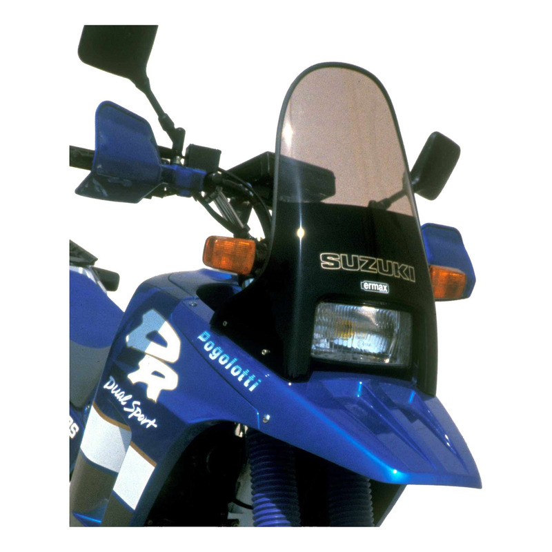 Pare-brise Ermax haute protection +10 cm Suzuki DR 800 S 91-98 noir cl