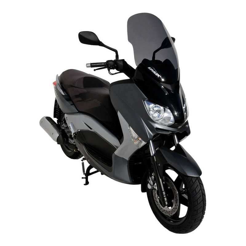 Pare-brise Ermax haute protection +12 cm Yamaha X-Max 125 10-13 noir f