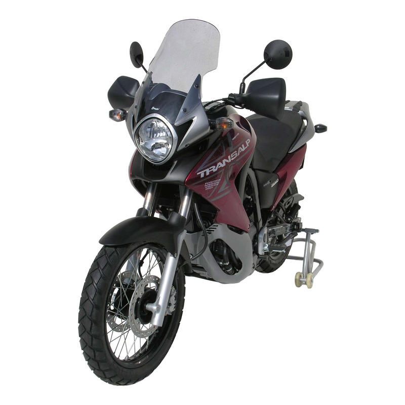 Pare-brise Ermax haute protection 48 cm Honda Transalp 700 08-12 gris