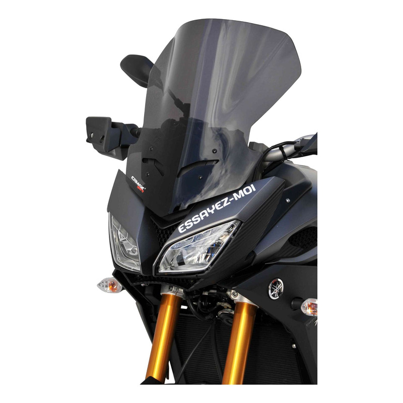 Pare-brise Ermax haute protection 50 cm Yamaha Tracer 900 15-17 noir s