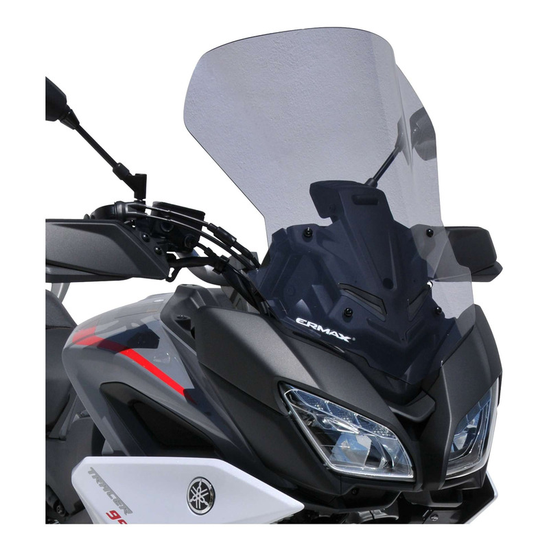 Pare-brise Ermax haute protection 50 cm Yamaha Tracer 9 18-20 noir cla