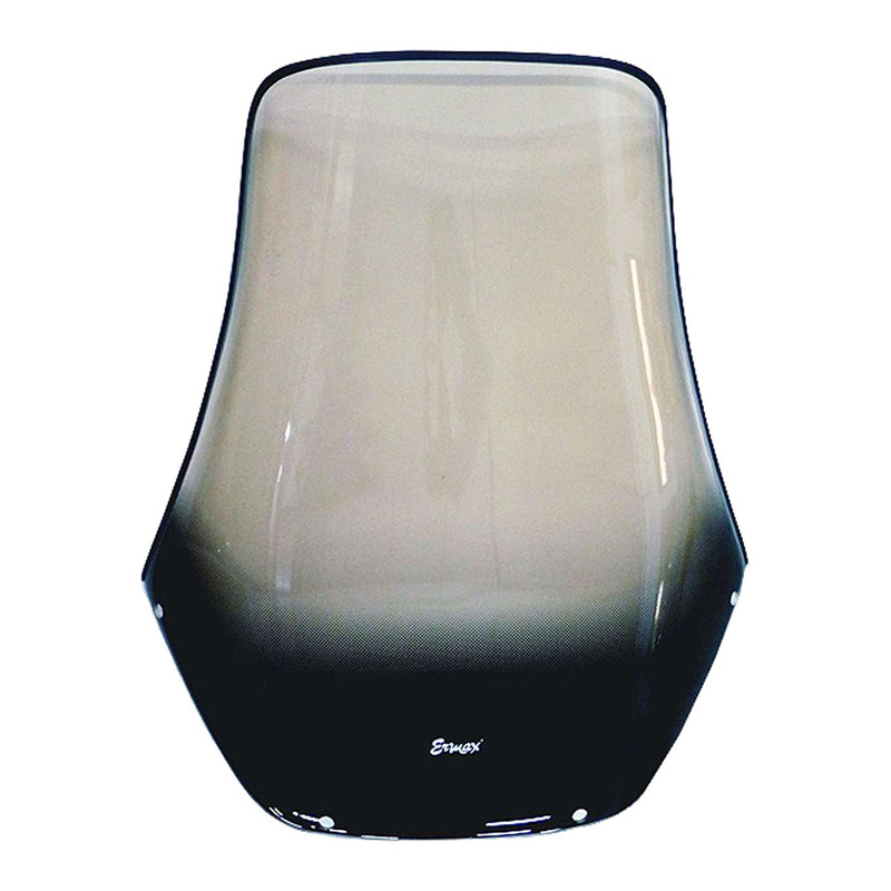 Pare-brise Ermax haute protection 52 cm (+18 cm) Honda Transalp 600 88-93 gris satin opaque