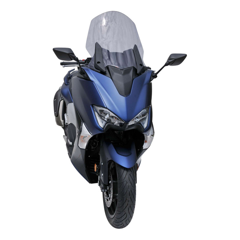 Pare-brise Ermax haute protection 53 cm Yamaha T-Max 530 DX/SX 17-19 gris satin opaque