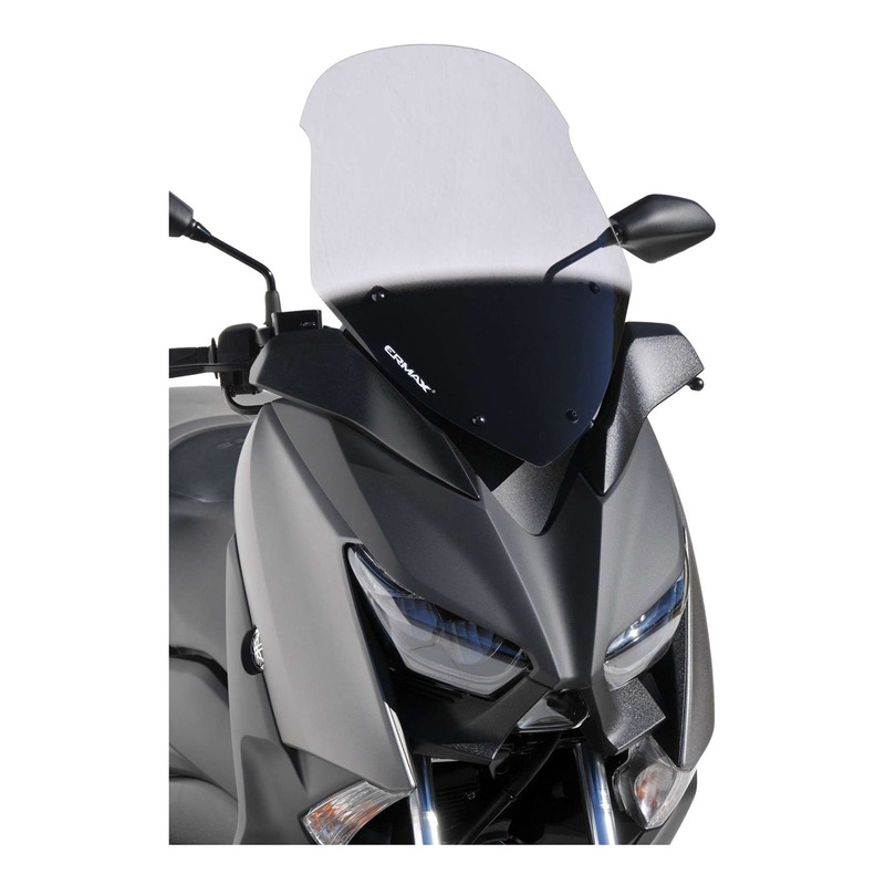 Pare-brise Ermax haute protection 58 cm Yamaha X-Max 300 17-22 noir sa
