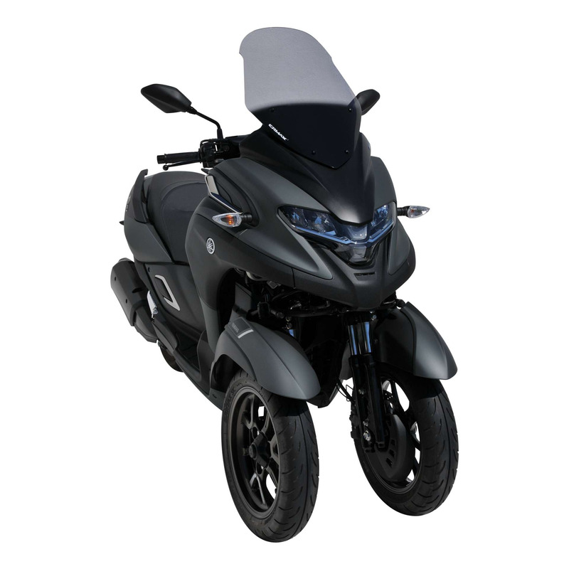 Pare-brise Ermax Haute protection 58 cm Yamaha Tricity 300 20-24 noir