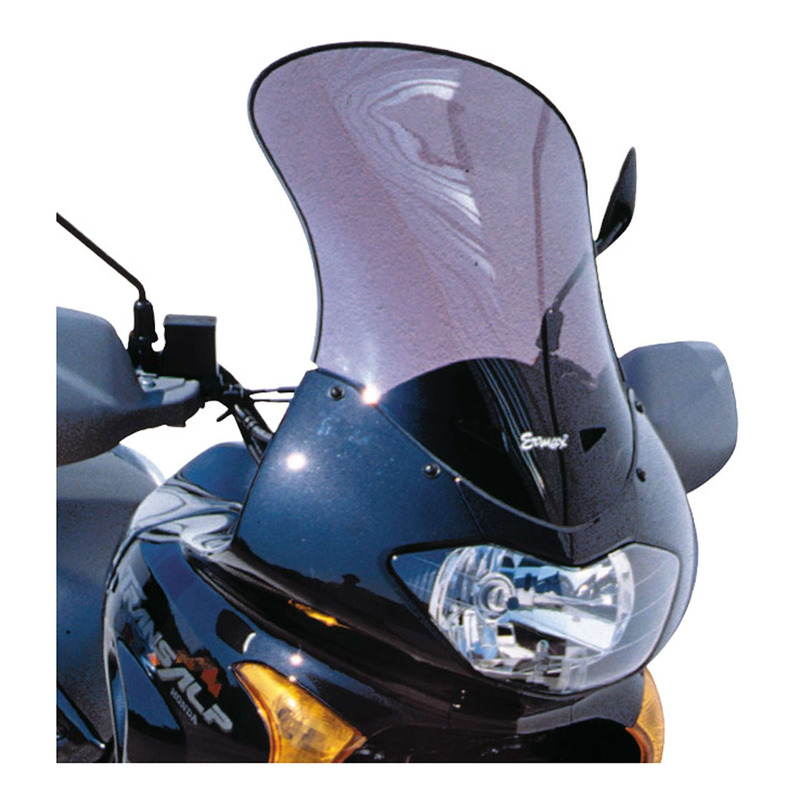 Pare-brise Ermax haute protection 60 cm (+22 cm) Honda Transalp 650 00-07 gris satin opaque