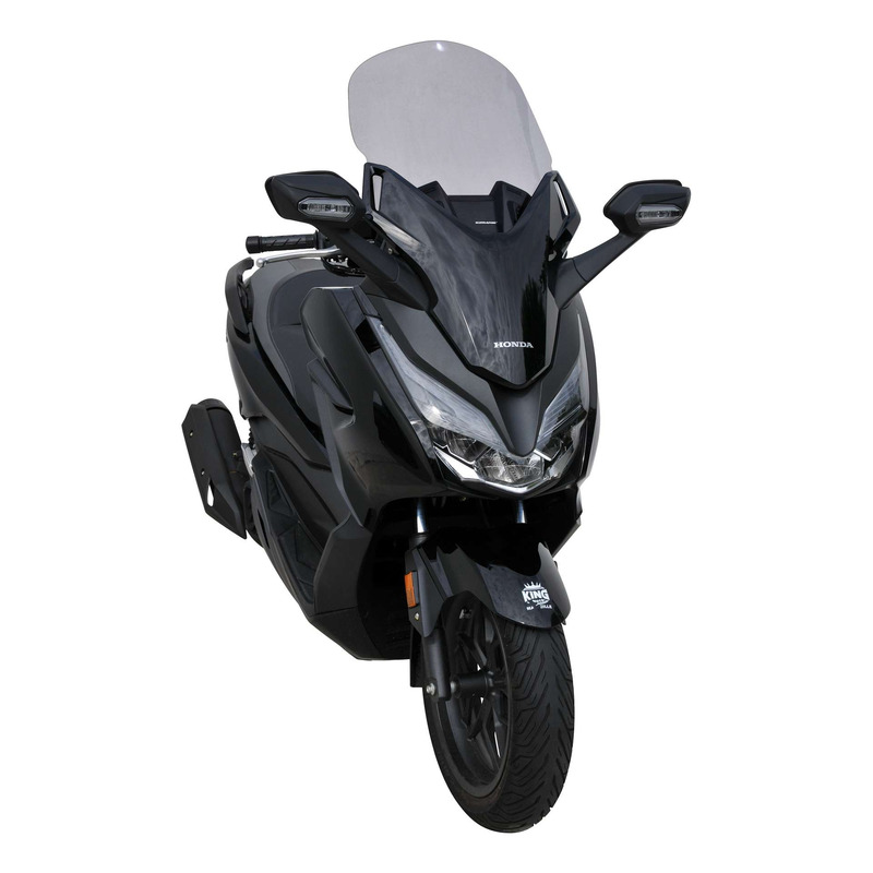 Pare-brise Ermax haute protection 60 cm Honda Forza 125 18-20 noir cla