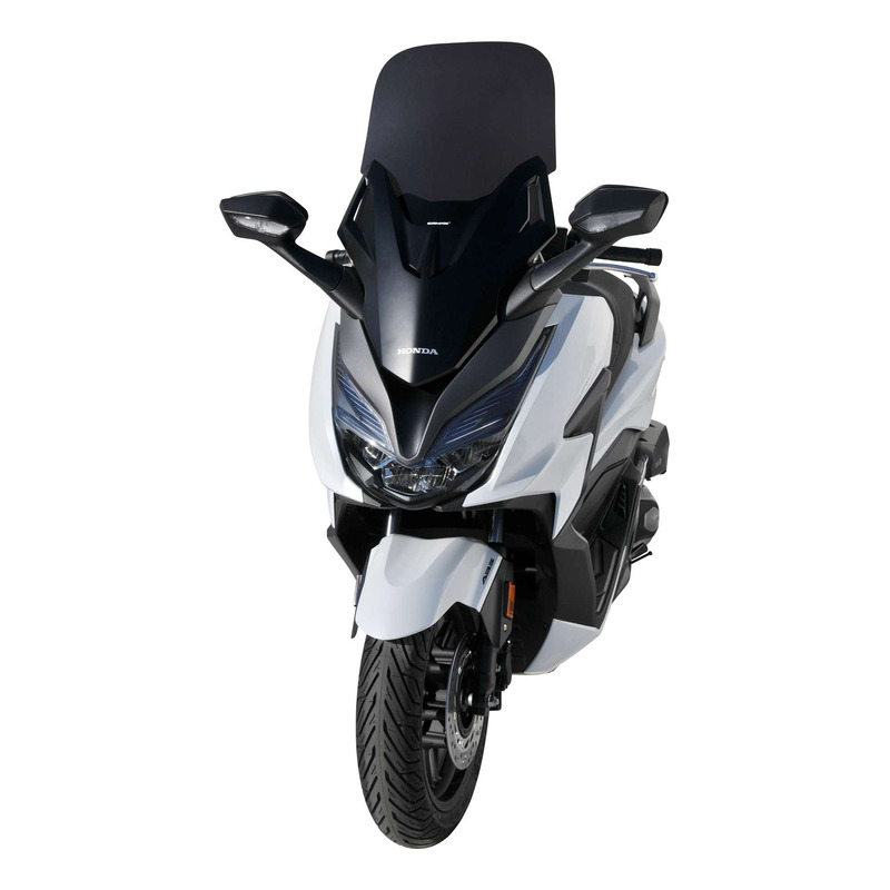 Pare-brise Ermax haute protection 60 cm Honda Forza 125 21-25 noir cla
