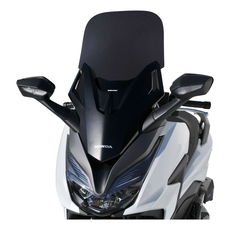 Pare-brise Ermax haute protection 60 cm Honda Forza 350 21-25 noir cla