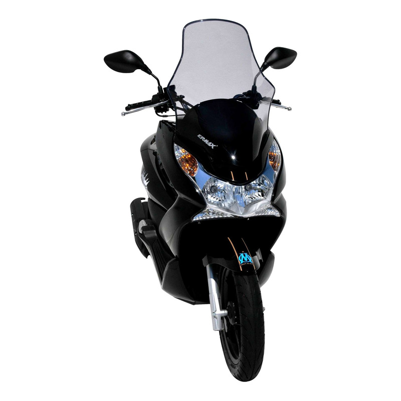 Pare-brise Ermax Haute protection 67 cm Honda PCX 125 10-13 gris