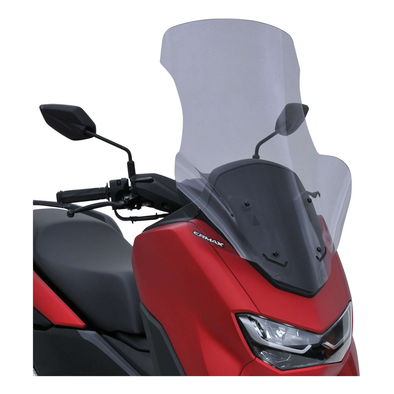 Pare-brise Ermax Haute protection 68 cm Yamaha N-Max 125 21-24 noir cl