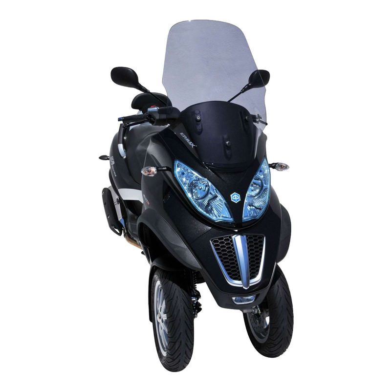 Pare-brise Ermax haute protection 72 cm Piaggio MP3 500 11-18 clair