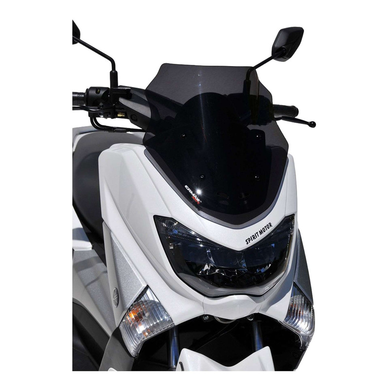 Pare-brise Ermax Sport 40 cm Yamaha N-Max 125 15-20 noir satin opaque