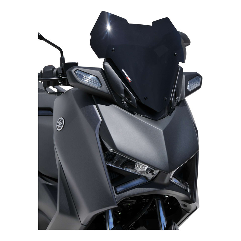 Pare-brise Ermax Sport 41 cm Yamaha X-Max 125 23-25 noir satin opaque