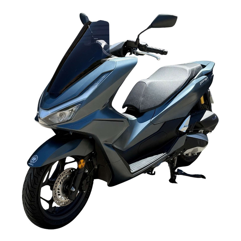Pare-brise Ermax Sport Touring 55 cm Honda PCX 125 2025 noir foncé op