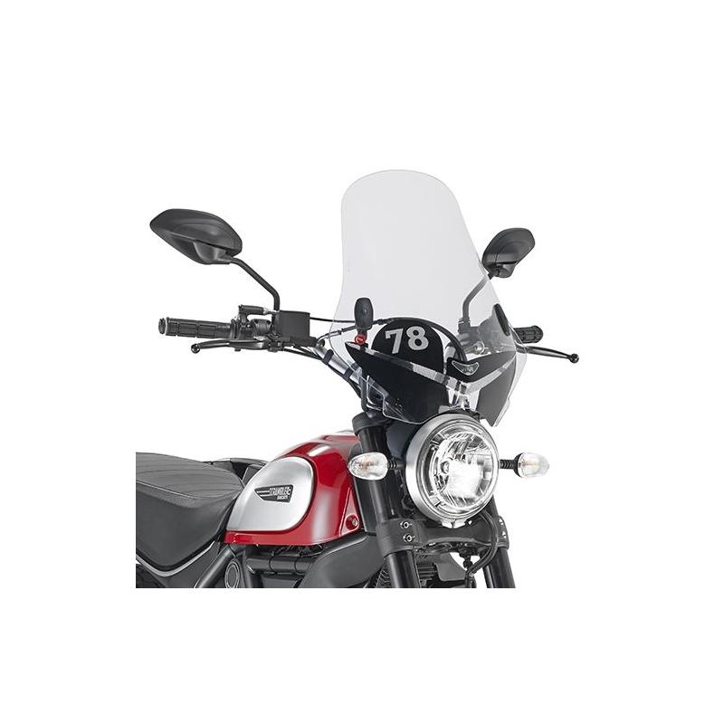 Pare-brise Givi avec sérigraphie Ducati Scrambler 800 15-
