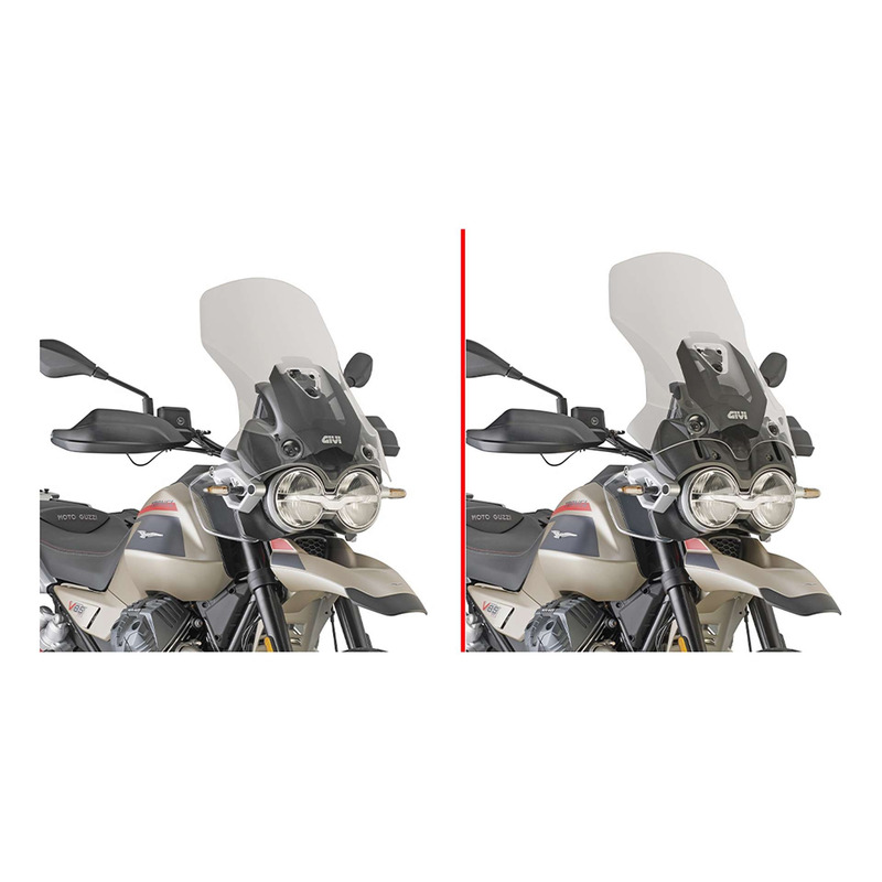 Pare-brise Givi Moto Guzzi V85 TT 24-25 transparent