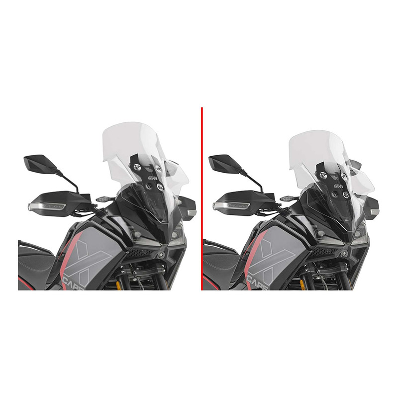 Pare-brise Givi Moto Morini X-Cape 700 25-26 transparent