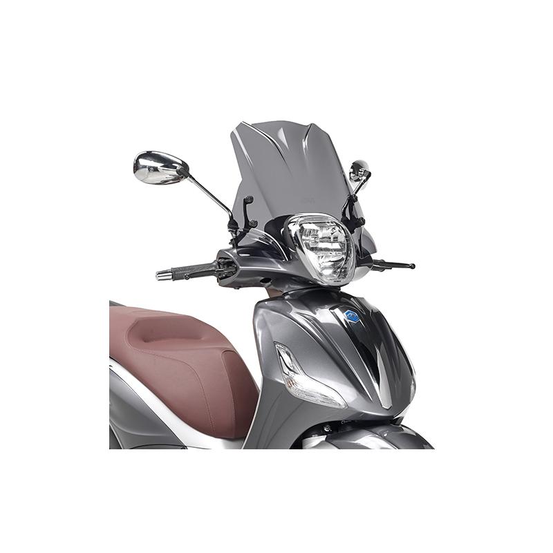 Pare-brise Givi Piaggio 125ie/300ie Beverly 10-18 fumé