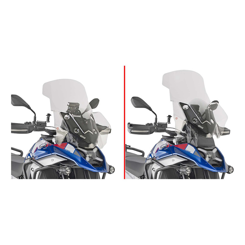 Pare-brise haut Givi BMW R 1300 GS 2024 sans radar transparent