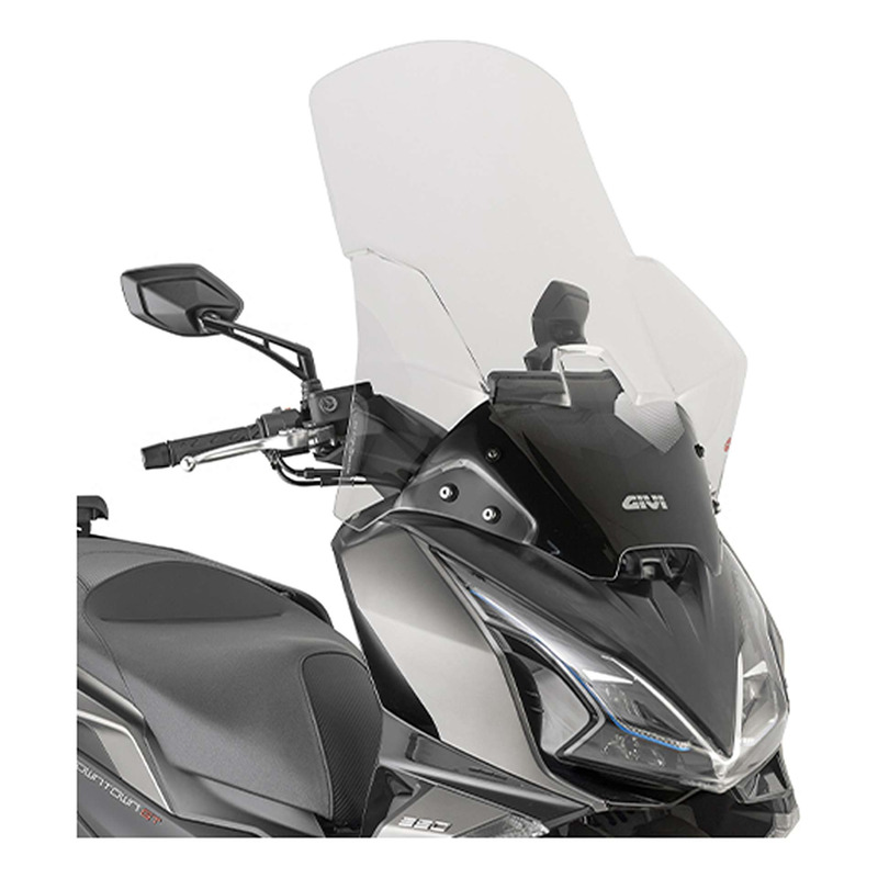Pare-brise haut Givi Kymco Downtown 350 GT 24-25 transparent