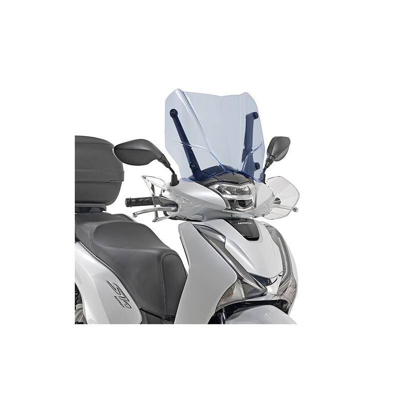 Pare-brise Kappa Honda SH 125i 17-18 bleu translucide