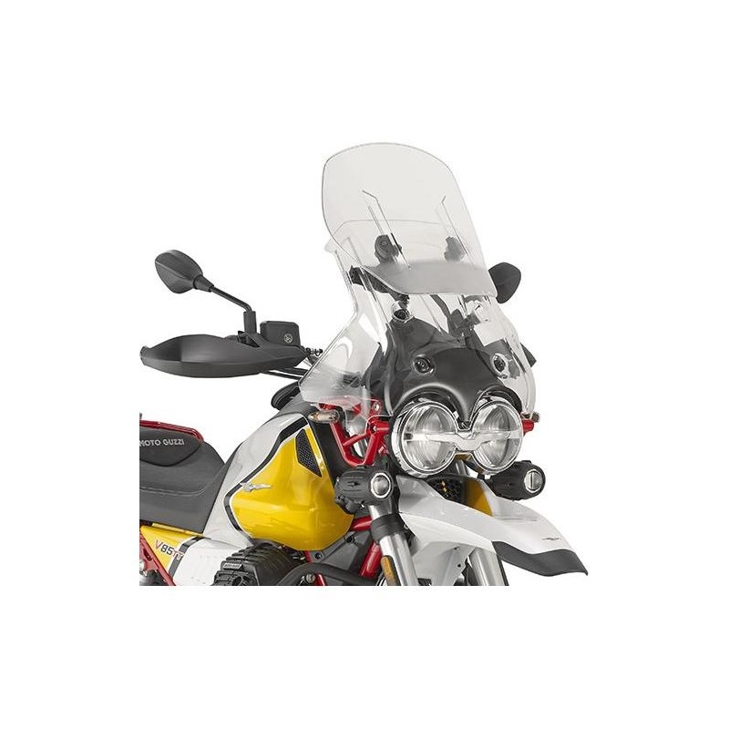 Pare-brise modulable Kappa Airflow Moto Guzzi V85 TT 19-20 incolore