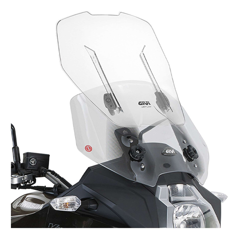 Pare-brise réglable Givi Airflow Kawasaki 650/1000 Versys 12-21 transparent