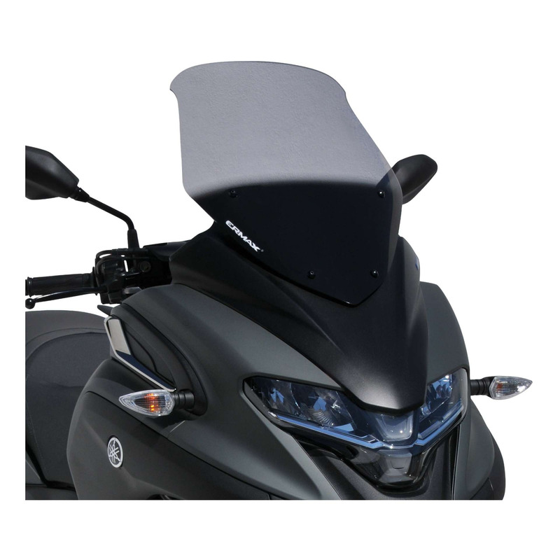 Pare-brise taille origine 52,5 cm Ermax Yamaha Tricity 300 20-24 noir