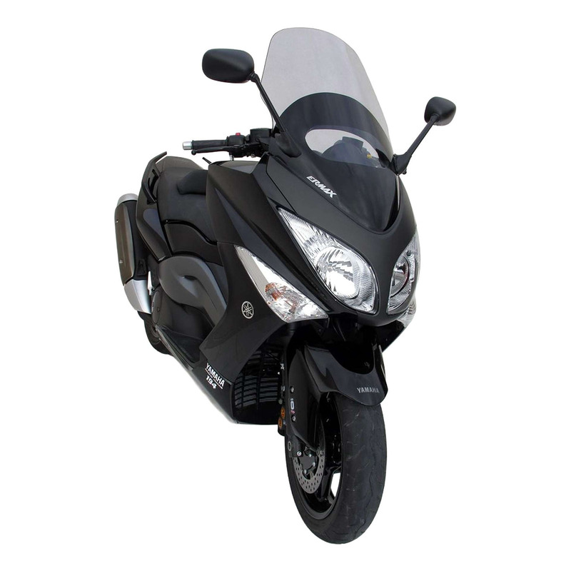 Pare-brise taille origine 82 cm Ermax Yamaha T-Max 500 08-11 noir clai