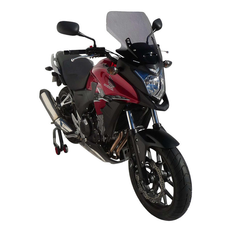 Pare-brise Touring Ermax 40 cm Honda CB 500 X 13-15 noir clair