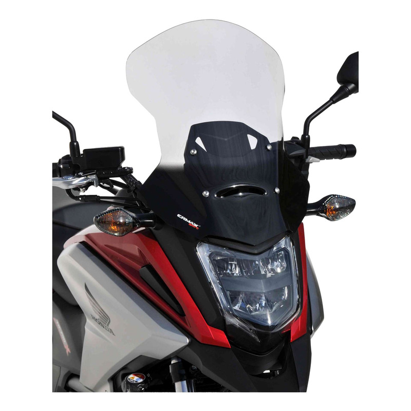 Pare-brise Touring Ermax 48 cm Honda NC 750 X 16-20 gris