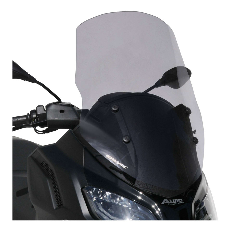 Pare-brise Touring Ermax 65 cm Piaggio MP3 530 Exclusive 22-25 gris