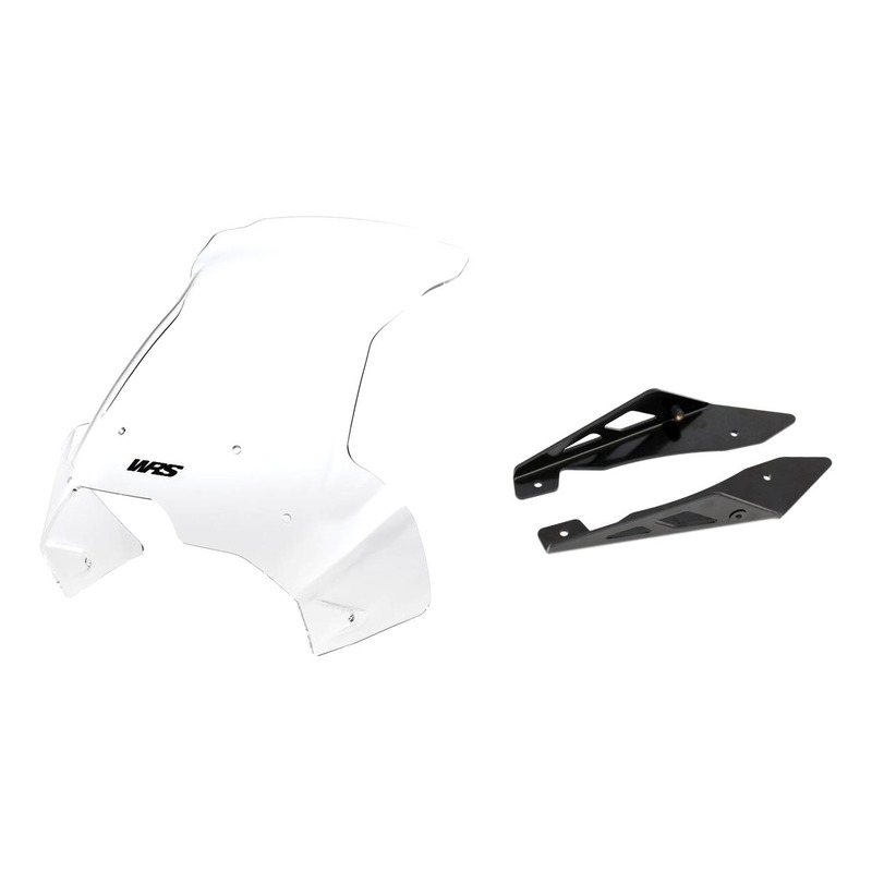 Pare-brise WRS Caponord clair + support BMW F 800 GS 08-17
