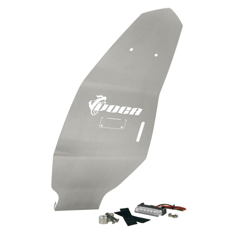 Passage de Roue Inox Voca Racing Style avec Feu Transparent à Leds De