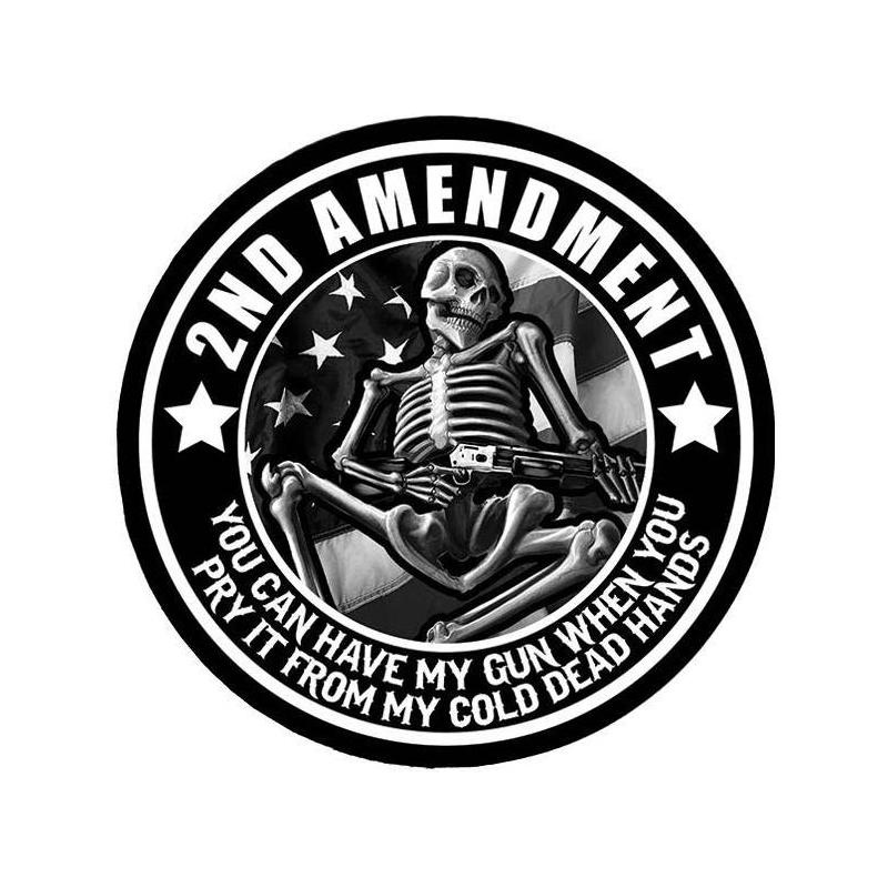 Patch Lethal Threat 2eme amendement squelette