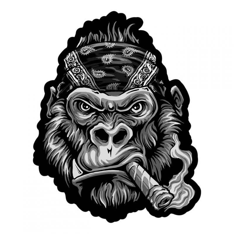 Patch Lethal Threat Gorille bandana cigare