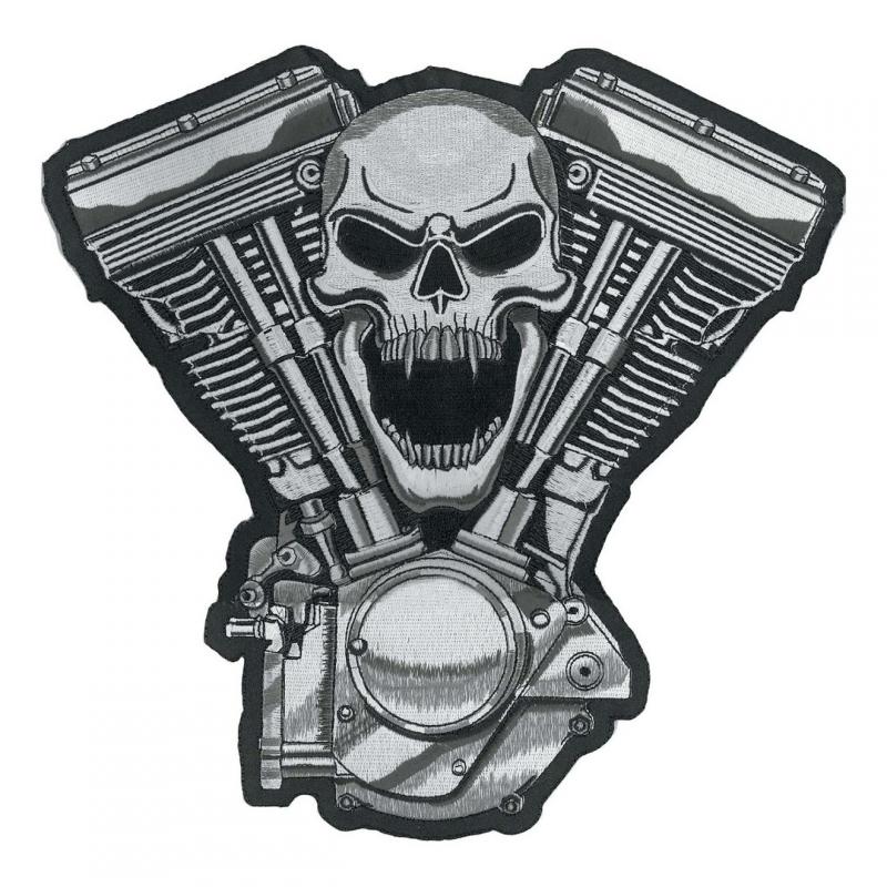 Patch Lethal Threat Moteur avec tête de mort