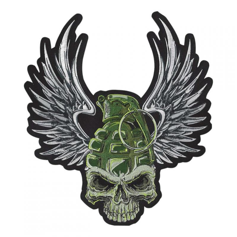Patch Lethal Threat Tête de mort grenade