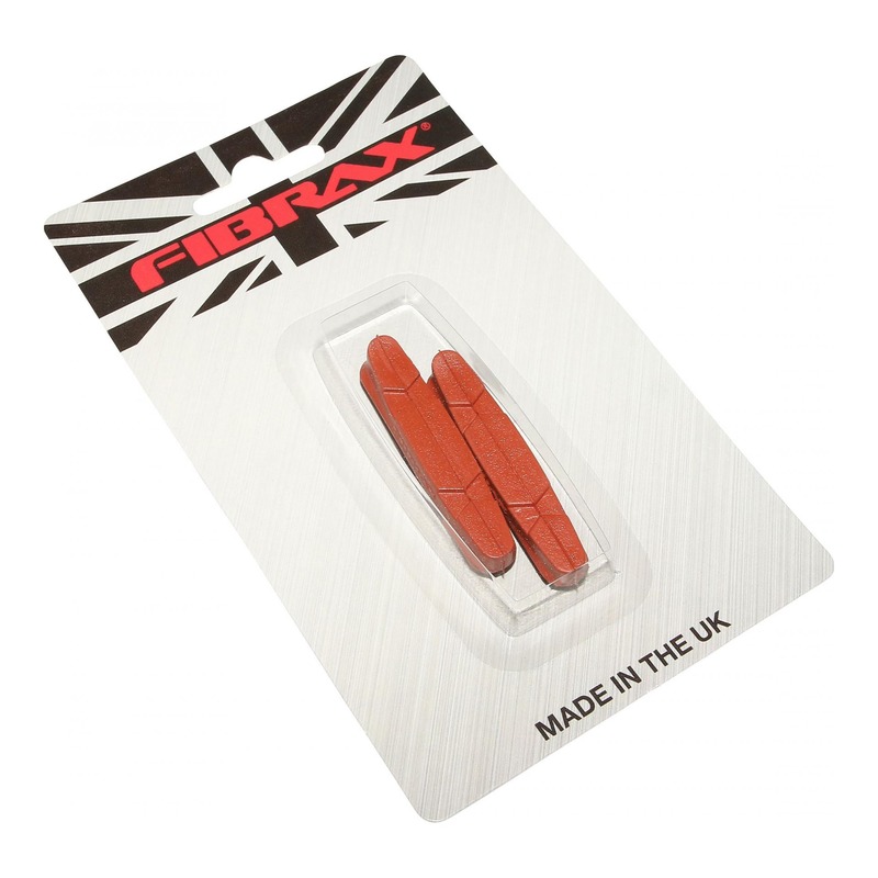 Patins de frein vélo Fibrax pour Shimano/Sram marron