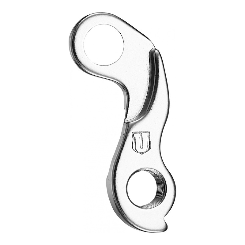 Patte de dérailleur Marwi GH-227 à fixation par l'extérieur avec 1 vis, cadre et patte non filetés