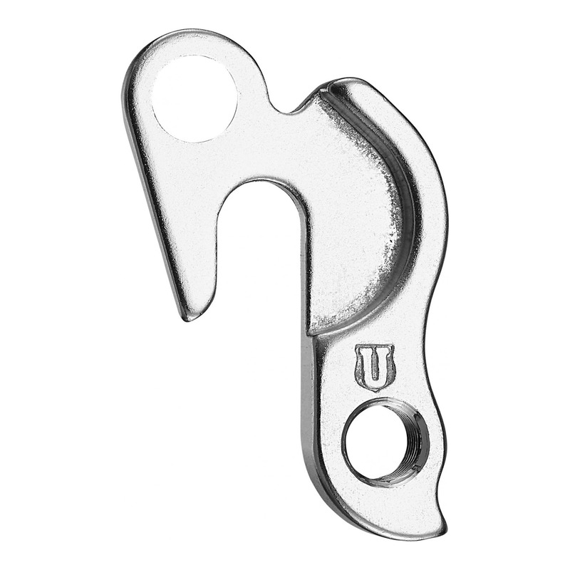 Patte de dérailleur Marwi GH-239 à fixation par l'extérieur avec 1 vis, cadre et patte non filetés