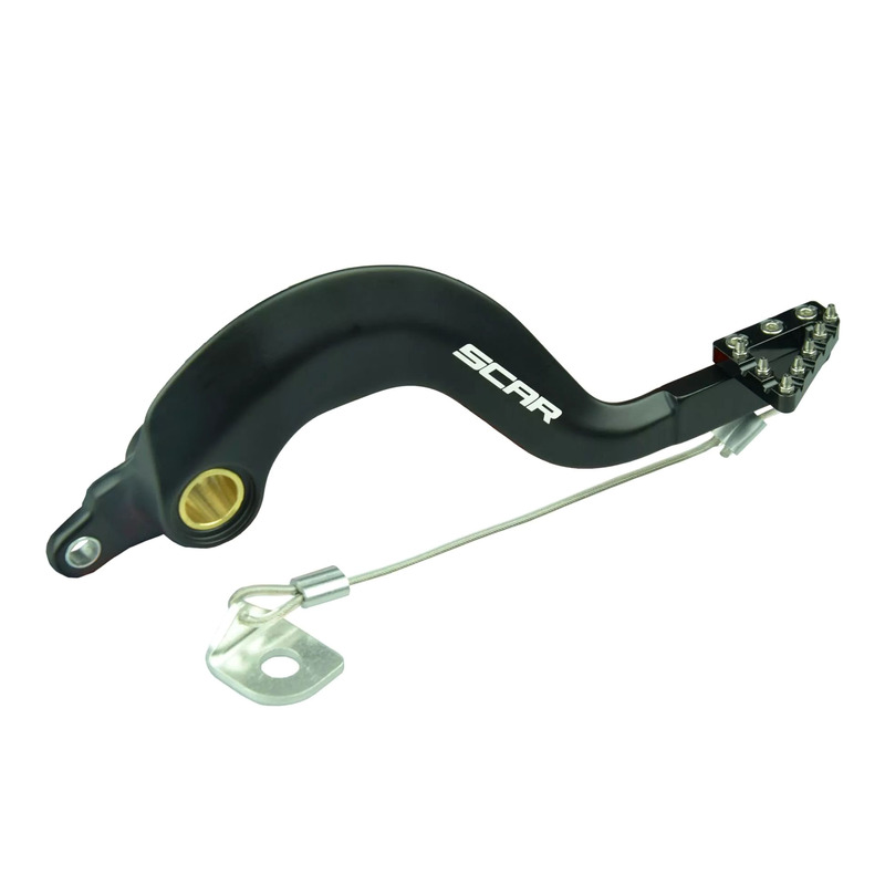 PÃ©dale de Frein ArriÃ¨re SCAR en Aluminium AnodisÃ© Noir pour Yamaha