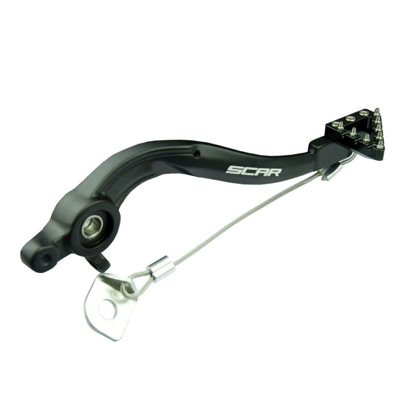 PÃ©dale de Frein ArriÃ¨re SCAR en Aluminium AnodisÃ© Noir pour KTM SX/