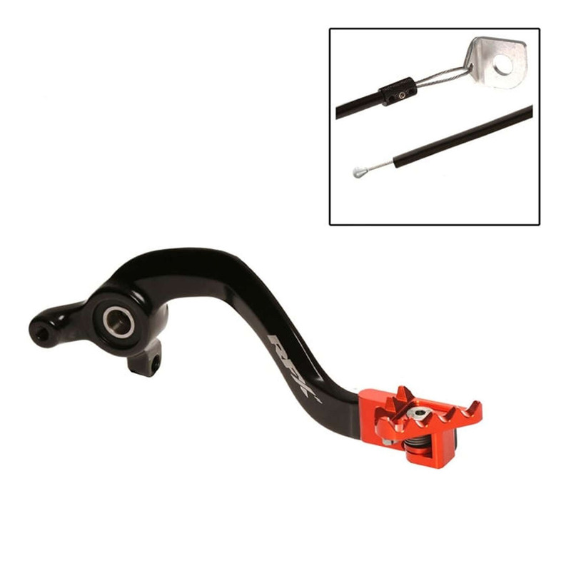 Pédale de Frein RFX Pro FT en Aluminium Anodisé Orange pour KTM 250/450 SXF 23-24