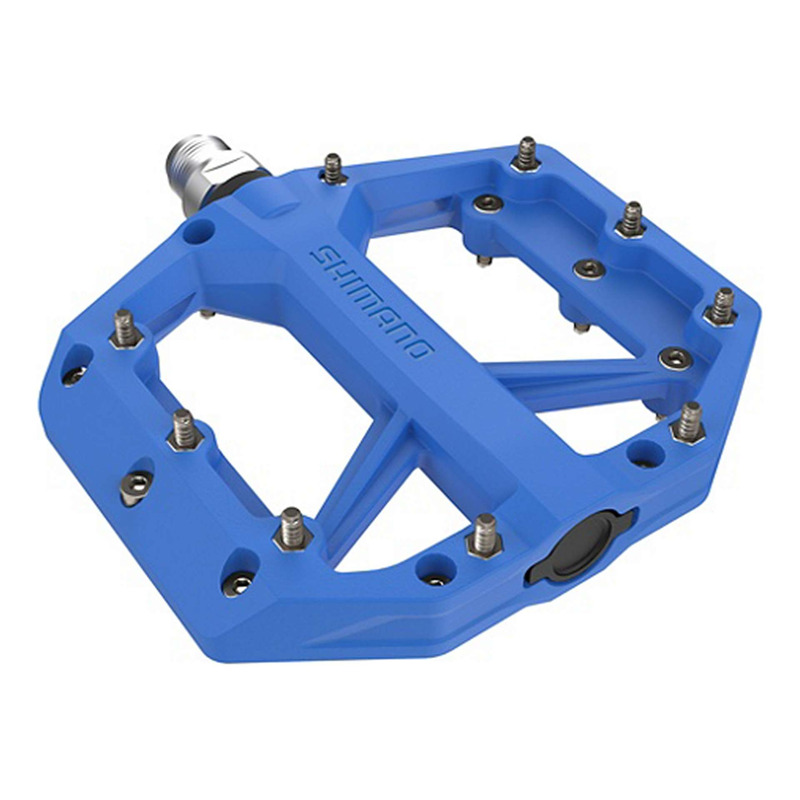 Pédale Plate VTT Shimano PD-GR400 Bleu